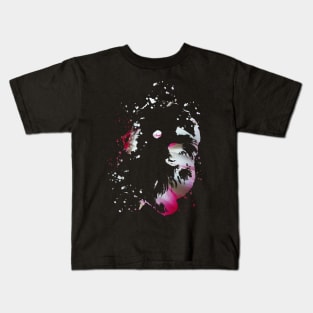 Havanese Bolonka dog, painted with splashes Kids T-Shirt